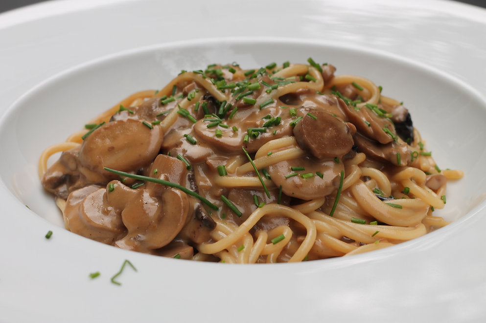 (v) Mushroom Stroganoff Pasta