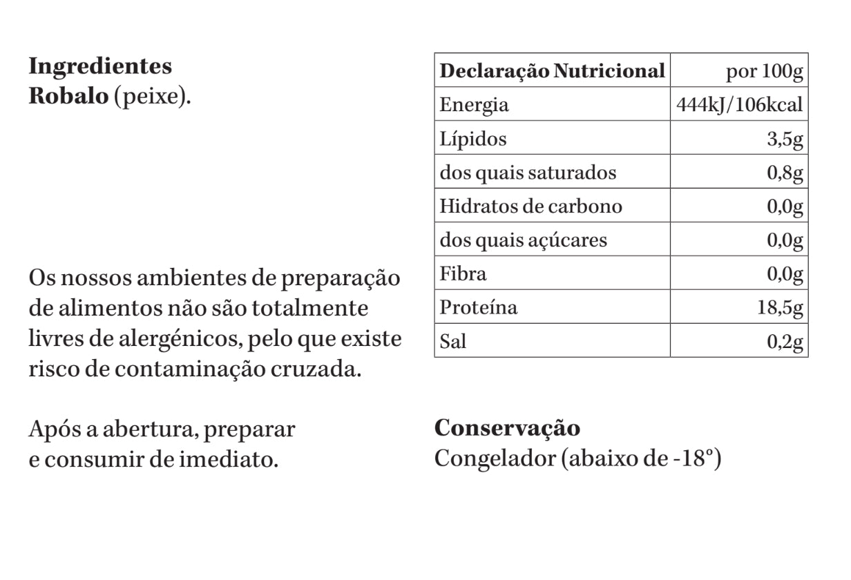 Filete de Robalo Despinhado (Portugal) | congelado | 300g | 2 pax