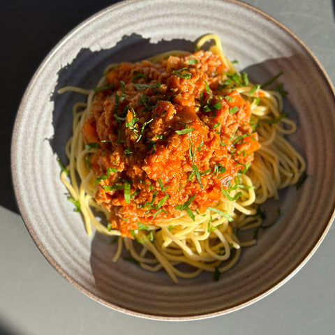 (vegan) Massa Bolonhesa Soja