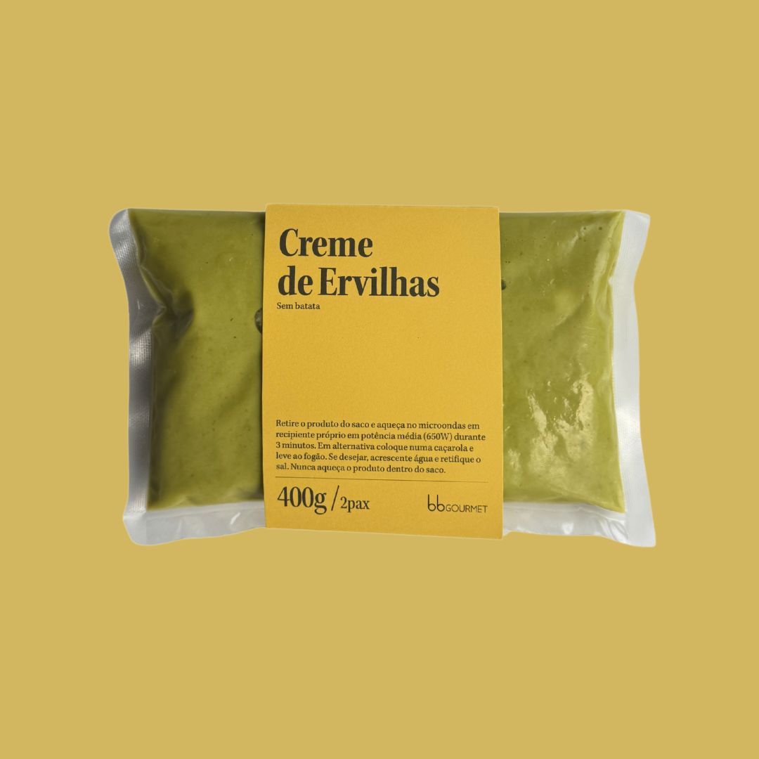 (vegan) Creme de Ervilhas e Hortelã sem batata | refrigerado | 1-2 pax