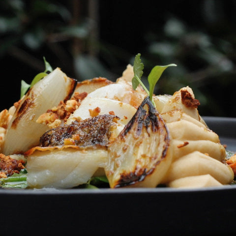 Taco de Bacalhau com Broa