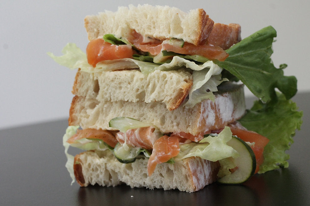 Cured Salmon Sandwich