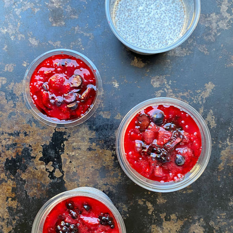 Verrine Chia Frutos Vermelhos