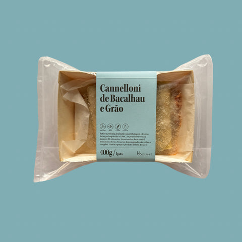 Cannelloni de Bacalhau e Alho Francês | congelado | 1 pax