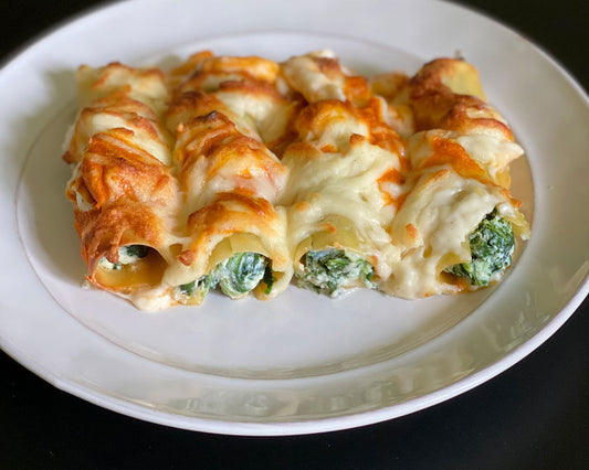 (v) Spinach and Ricotta Cannelloni | frozen | 400g | 1 pax