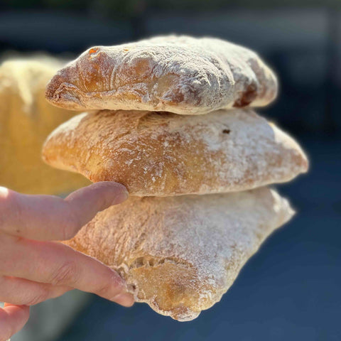 Pão Ciabatta | Massa Mãe