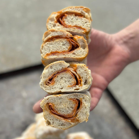 Pão com Chouriço | Massa Mãe