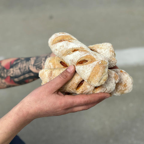 Pão com Chouriço | Massa Mãe