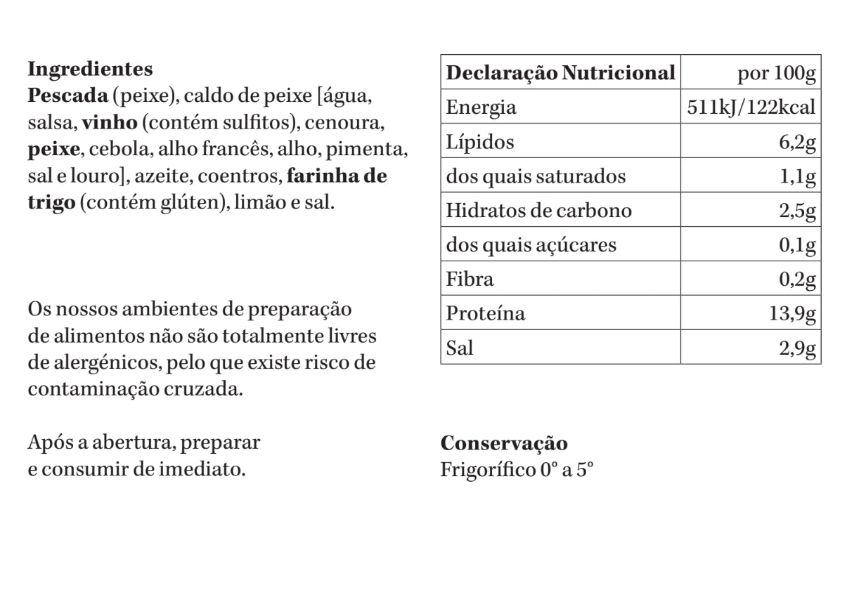 Pescada com Coentros | congelado | 250g | 1 pax