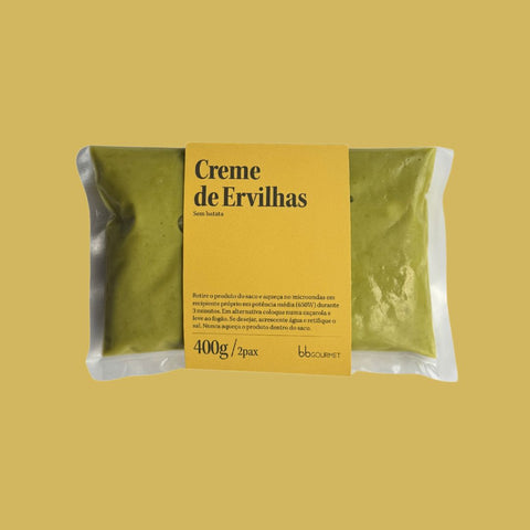 (vegan) Creme de Ervilhas e Hortelã sem batata | refrigerado | 1-2 pax